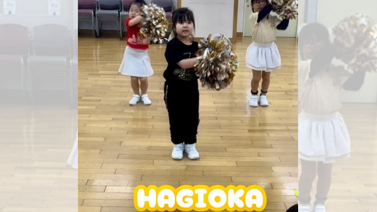 チアダンス 浜松市 萩丘会場　幼児クラス